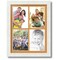 ArtToFrames Collage Photo Picture Frame with 4 - 5x7 inch Openings, Framed in White with Over 62 Mat Color Options and Regular Glass (CSM-3966-2153)